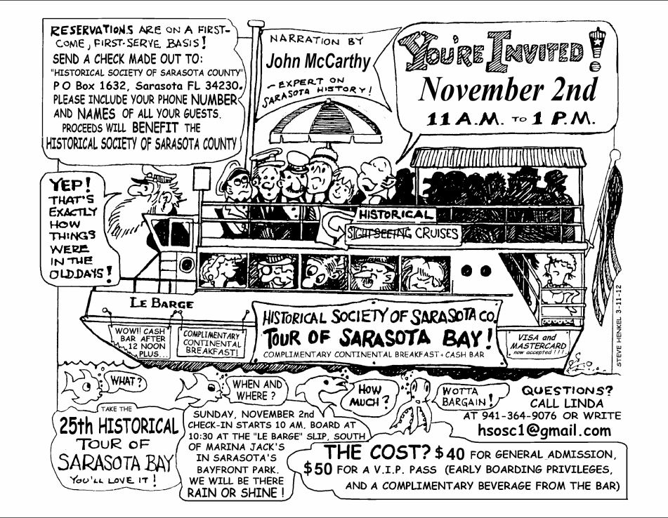 Join us on Sunday November 2 2014 for the 25th Historic Cruise!