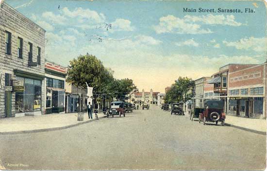 Downtown Sarasota in the past