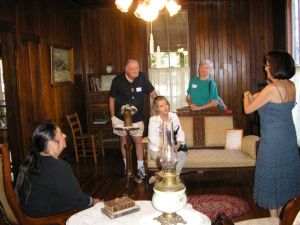 Historical Society of Sarasota County docent, Bidwell-Wood House