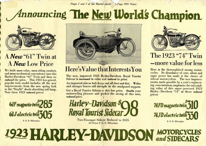 Harley-Davidson motorcycle almost beat the world record on Siesta Beach in 1923 ---HSoSC.com