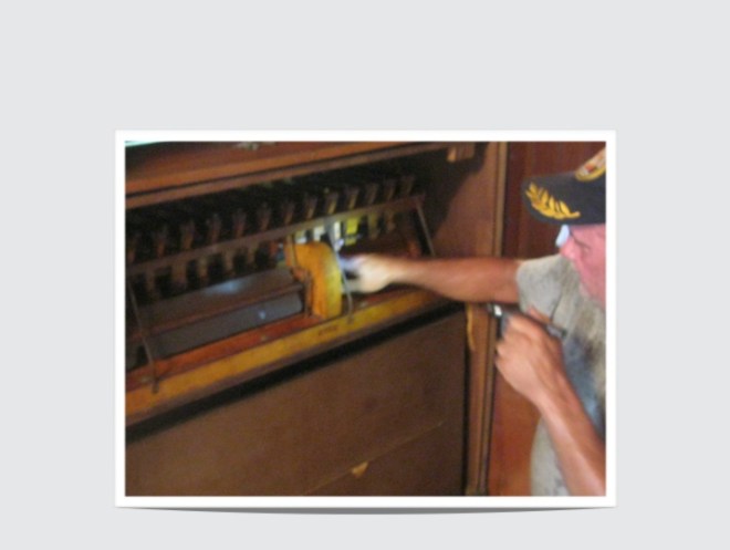 Pump Organ Inspection by Robert Senseman