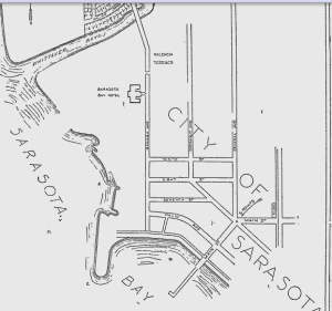 Map of Sarasota, 1925