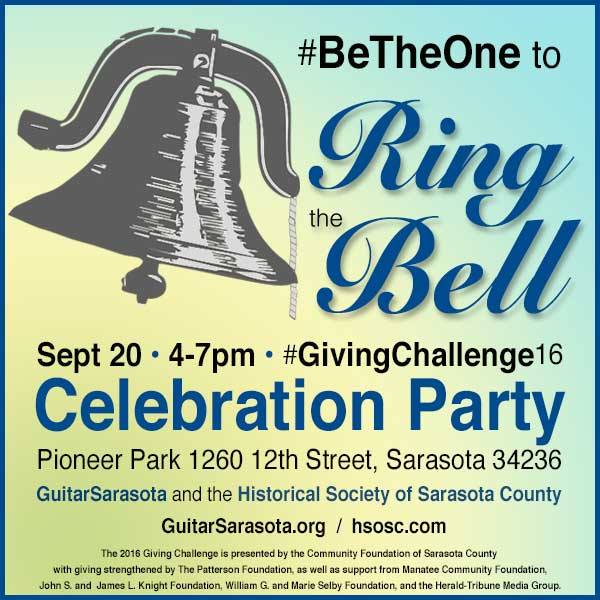 Join HSoSC & Guitarsarasota to celebrate #GivingChallenge16