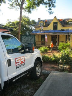 Bidwell-Wood House New Roof