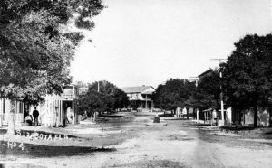 Downtown Sarasota in 1890.