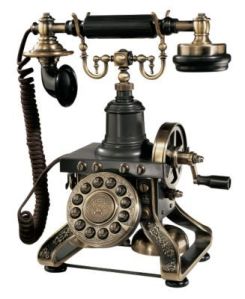 Cool old telephone, probably not in Sarasota though.