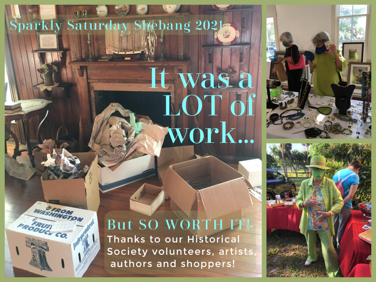 The Historical Society of Sarasota County thanks all who helped make Sparkly Saturday a success!